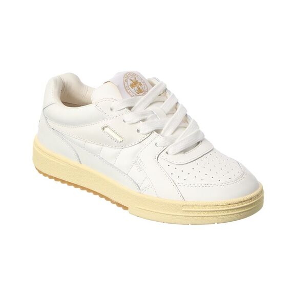 Palm Angels University Leather Sneaker White
